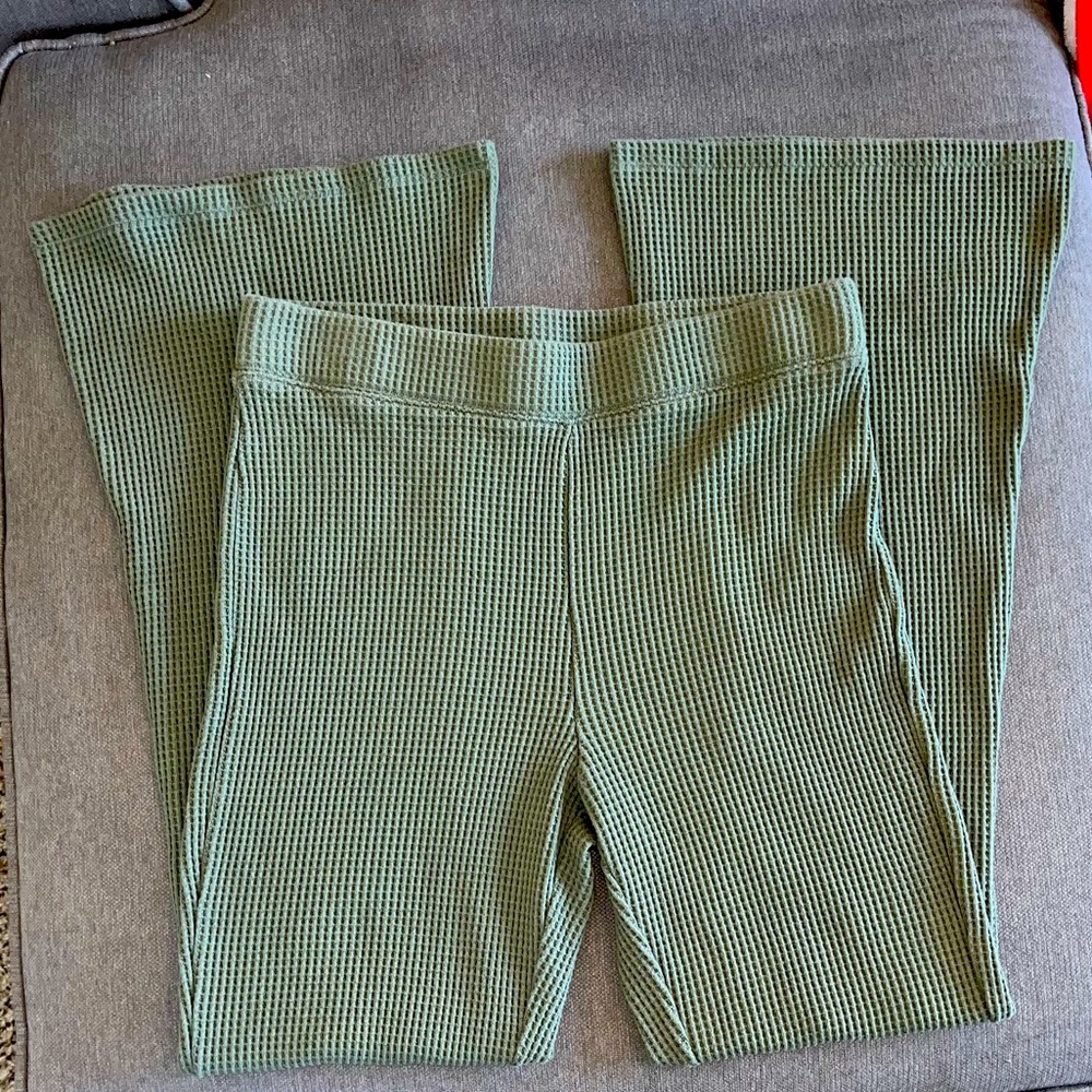 Waffle Flare Lounge Pants!